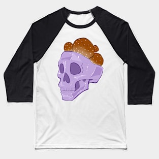 Cactus Quartz Skull Baseball T-Shirt